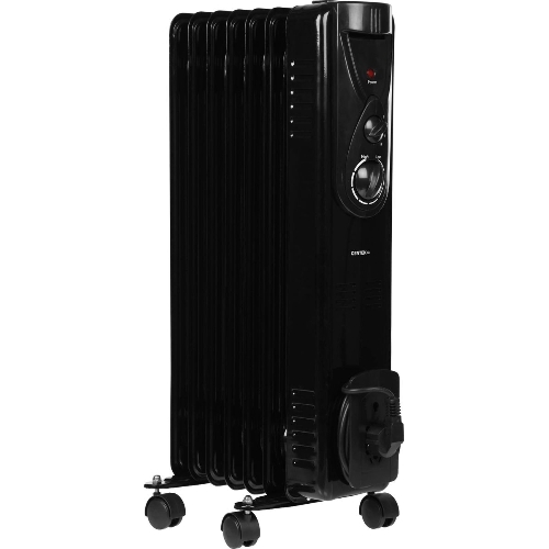 Обогреватель масляный Centek CT-6200 (7 секций) черный, 700/1000/1500Вт, 3 режима, механический термостат