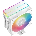 Кулер для процессора DEEPCOOL AG400 WH ARGb V2 белый 120мм алюминий+медь 2100rpm 31.6db 4-pin 220W 152мм