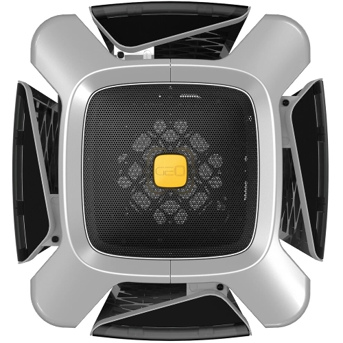 Компьютерный корпус без блока питания Geometric Future Model 2 The Ark, Midi-Tower, TG, no fans, 3xUSB-A 3.0, 1xUSB 3.2 Type-C, mATX, mITX Gray