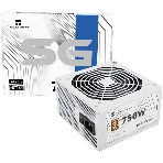 Блок питания 750W/Power Supply Thermalright, 750W 80+ Gold (ATX, 3.1, PCIe 5.1, Non-modular, 1x24(20+4)pin, 1xCPU 8(4+4)pin, 2xPCIe*2 8(6+2)pin, 5xSATA3, 1x12+4pin (12VHPWR PCIe 5.1 12+4pin 600mm), 3xMOLEX4pin, Active, 120x120мм, 150x140x86mm, APFC, white)