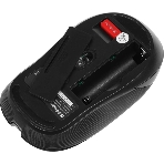 Мышь беспроводная Defender Gassa MM-105 серый, 1600 dpi, радиоканал, USB, кнопки - 6