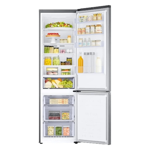 Холодильник Samsung RB38C600CS9/EF серебристый двухкамерный 276/114л морозилка снизу, No Frost