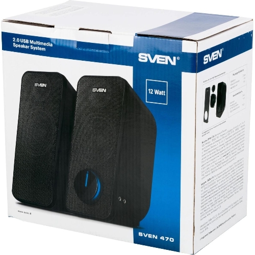 Портативная колонка SVEN 470 12Вт черный