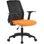 Кресло Cactus CS-MC222-BKOR черный, сетка, 100 кг