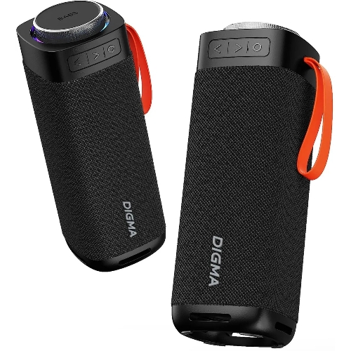 Портативная колонка Digma D-PS1522 черный 60W 2.0 BT 10м 3000mAh