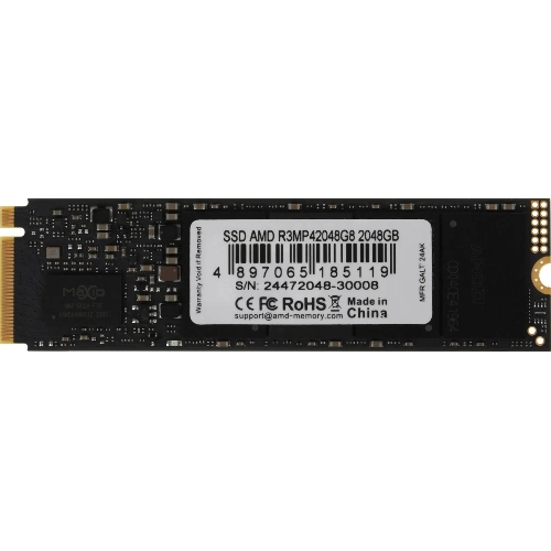 Накопитель SSD AMD PCIe 4.0 x4 2Tb R3MP42048G8 Radeon M.2 2280