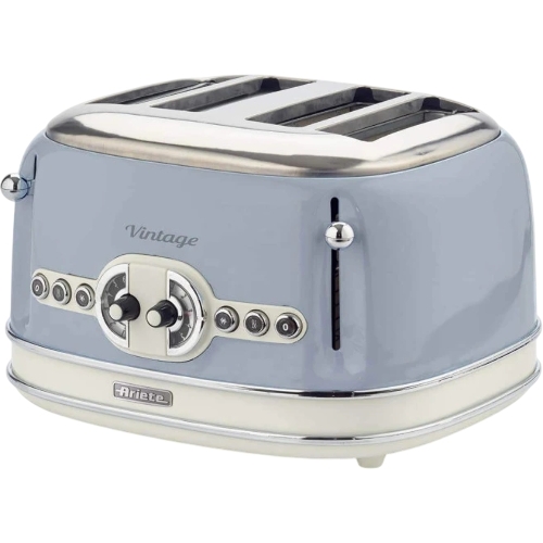 Тостер Ariete 00C015605AR0 синий, 1600 Вт, 4 слота