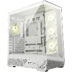 Компьютерный корпус MSI MAG PANO 130R PZ White 2xUSB 3.2 Gen 1, 1xUSB 3.2 Gen2 Type-C, 3x120мм ARGB Reverse Blade Fan, 1x120мм ARGB Fan, 1 to 3 Fan PWM Splitter, Tempered Glass Window