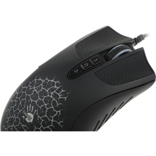 Мышь проводная A4Tech Bloody A90 черный, 6200 dpi, USB, кнопки - 8