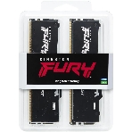 Оперативная память Kingston Fury Beast, DDR5, 32Gb (2x16GB), 5600MHz, CL36, DIMM, с радиаторами, RGB, черный