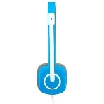 Гарнитура Logitech H150 голубой, проводная, 3.5 мм