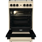 Плита газовая Gorenje GG5A21BEF бежевый, конфорок 4 газовых, духовка 70 л, 50 см x 85 см x 59.4 см