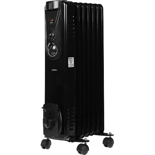 Обогреватель масляный Centek CT-6200 (7 секций) черный, 700/1000/1500Вт, 3 режима, механический термостат