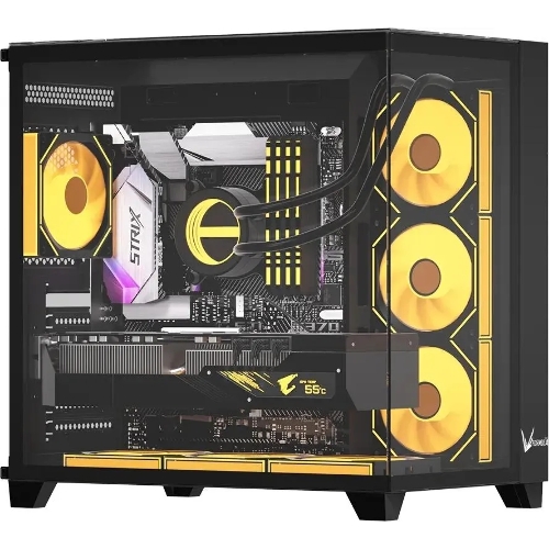 Компьютерный корпус Aerocool/Formula Crystal Z9 черный без БП ATX 7x120мм 2xUSB 3.0 audio bott PSU