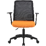 Кресло Cactus CS-MC222-BKOR черный, сетка, 100 кг