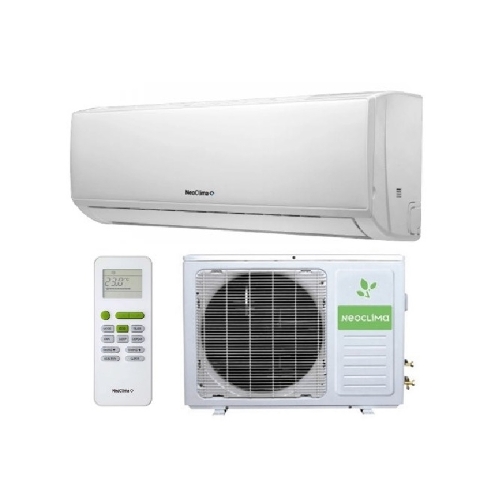 Кондиционер сплит-система настенного типа Neoclima NS/NU-HAL12FWI32 инвертор, 12000 BTU, 35 м², 24 дБ, охлаждение, обогрев, осушение, белый