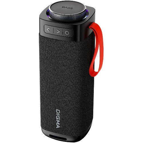 Портативная колонка Digma D-PS1522 черный 60W 2.0 BT 10м 3000mAh