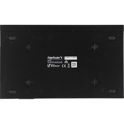 Маршрутизатор Ubiquiti ER-4-EU EdgeRouter 4 4 ядра (1 ГГц), 3х 1G RJ45, 1х SFP