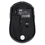Мышь беспроводная Acer OMR040 черный, 1600 dpi, радиоканал, USB, кнопки - 6