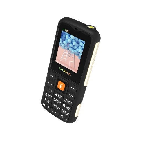 Мобильный телефон teXet TM-D400 черный