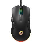 Мышь проводная Oklick 750G черный, 7200 dpi, USB, кнопки - 5