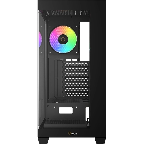 Компьютерный корпус Ocypus Gaммa C72 BK ARGB ATX/win/black/4 ARGB fans/no PSU/Tempered Glass