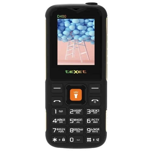Мобильный телефон teXet TM-D400 черный