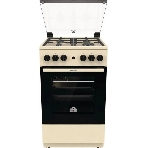 Плита газовая Gorenje GG5A21BEF бежевый, конфорок 4 газовых, духовка 70 л, 50 см x 85 см x 59.4 см