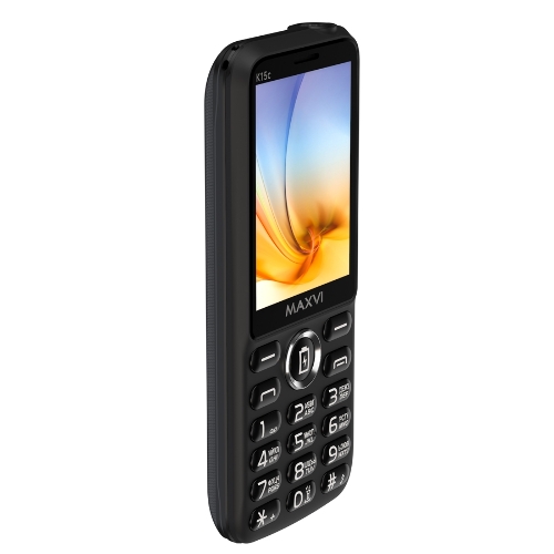 Мобильный телефон Maxvi K15c черный