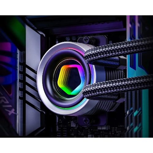 Система жидкостного охлаждения ID-Cooling FX240 INFINITY ARGb черный 120мм алюминий+медь 2000rpm 27.2db 4-pin 300W