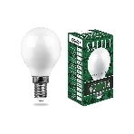 Лампа светодиодная SAFFIT SBG4509 (55080) 9Вт Е14 теплый матовый шар