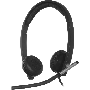 Гарнитура Logitech H650e чёрный, проводная, USB
