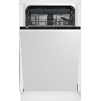 Встраиваемая посудомоечная машина Beko BDIS1W861, белый, 44.8 см, 9 компл., 55 дБ, класс A
