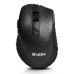 Мышь беспроводная SVEN RX-425W черный, 1600 dpi, радиоканал, USB, кнопки - 6