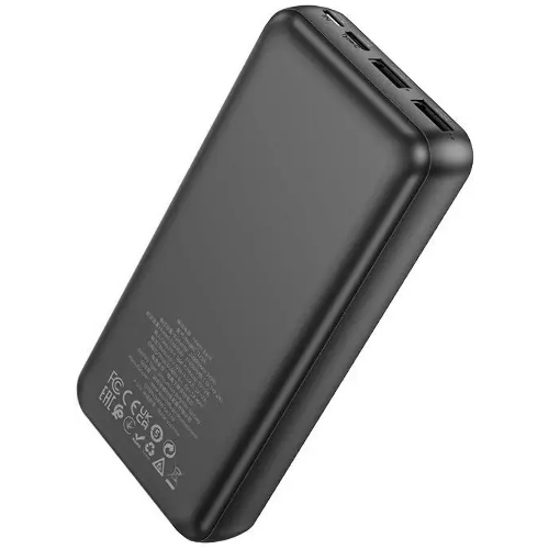 Портативный аккумулятор Hoco J123A Element 20000mAh 2A 2xUSB-A черный