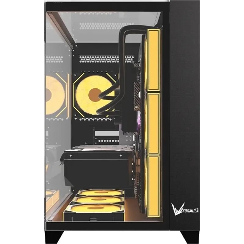 Компьютерный корпус Aerocool/Formula Crystal Z9 черный без БП ATX 7x120мм 2xUSB 3.0 audio bott PSU