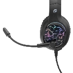 Гарнитура Oklick HS-L930G чёрный/синий, проводная, USB, подсветка