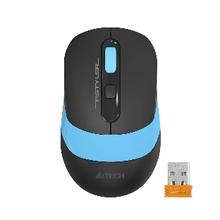 Мышь беспроводная A4Tech Fstyler FG10S черный/синий, 2000 dpi, радиоканал, USB, кнопки - 4
