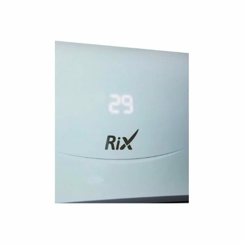 Кондиционер сплит-система настенного типа RIX LITE I/O-W09MB 9000 BTU, 25 м², 24 дБ, охлаждение, обогрев, осушение, белый