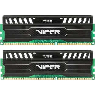 Оперативная память Patriot Viper 3, DDR3, 8GB (2x4 GB), 1600 MHz, CL9, DIMM, радиатор, черный