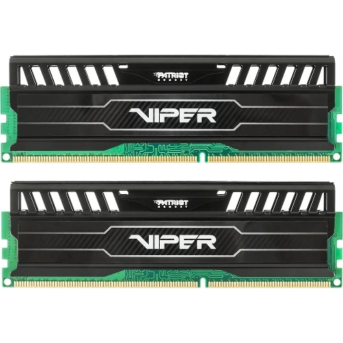 Оперативная память Patriot Viper 3, DDR3, 8GB (2x4 GB), 1600 MHz, CL9, DIMM, радиатор, черный