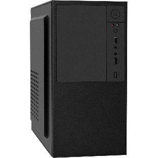 Компьютерный корпус Minitower ExeGate BAA-308-UNS500 (mATX, БП UNS500 с вент. 12см, 2хUSB, HD Audio, черный)