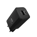 Сетевое зарядное устройство MORE CHOICE NC85 1USB+1Type-C 3.0A PD 20W+QC3.0, черный