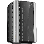Компьютерный корпус без блока питания Geometric Future Model 2 The Ark, Midi-Tower, TG, no fans, 3xUSB-A 3.0, 1xUSB 3.2 Type-C, mATX, mITX Gray