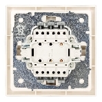 Выключатель проходной 1-кл. СП ZIMA IP20 10А безвинт. зажим слон. кость LEZARD 704-9088-105QC