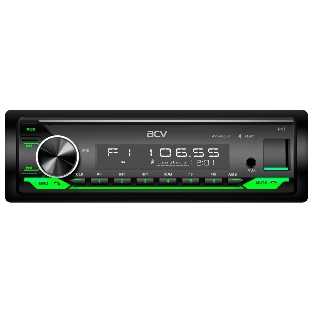 Автомагнитола ACV AVS-928BG, 1 DIN, Bluetooth, USB Type-A, AUX