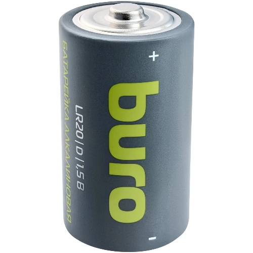 Батарея Buro Alkaline LR20 D 18000mAh (2шт) блистер, 1.5 В