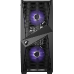 Компьютерный корпус MSI MAG FORGE 100M/mid-tower, ATX, tempered glass side panel/2x RGb 120мм & 1x 120мм fans inc./MAG FORGE 100M