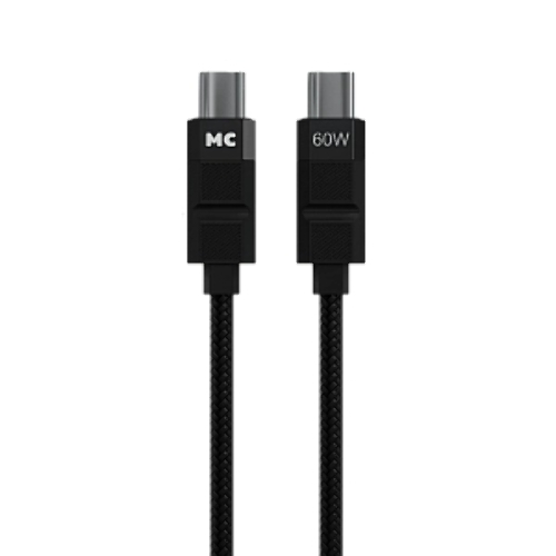 Дата-кабель MORE CHOICE (4620202554987) K87aa 2м USB 3.0A PD60W для Type-C Type-C- 2м, черный