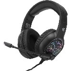 Гарнитура Oklick HS-L930G чёрный/синий, проводная, USB, подсветка